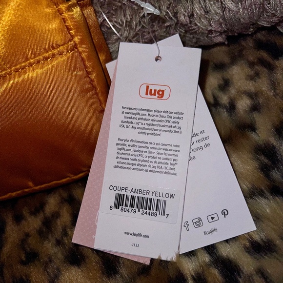 Lug Coupe Crossbody Bag NWT'S Amber Yellow - Picture 5 of 11